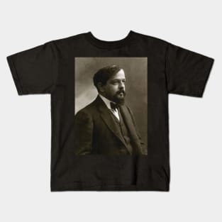 Claude Debussy Portrait Kids T-Shirt